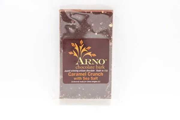 Arno Chocolate Caramel Crunch With Sea Salt bar