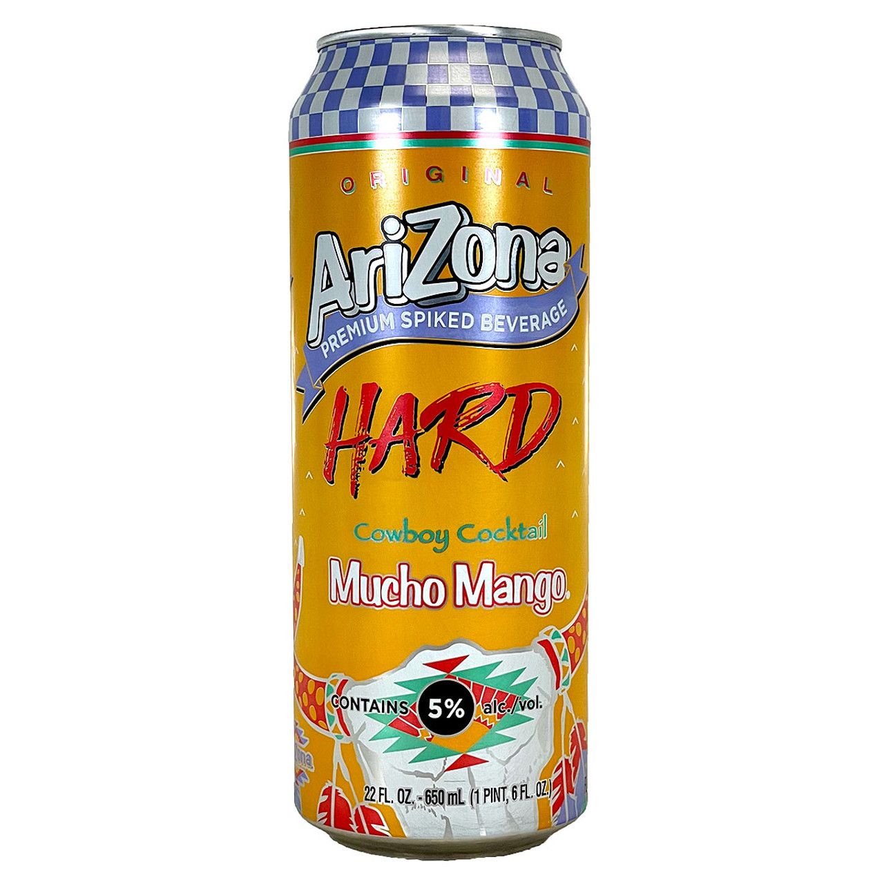 Arizona Hard Mucho Mango Cowboy Cocktail  22oz.