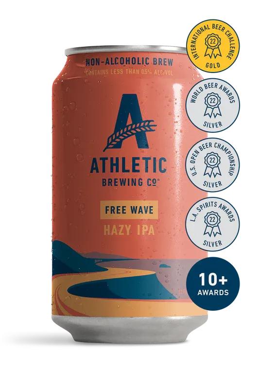 Athletic Brewing Co. Free Wave Hazy IPA cans single