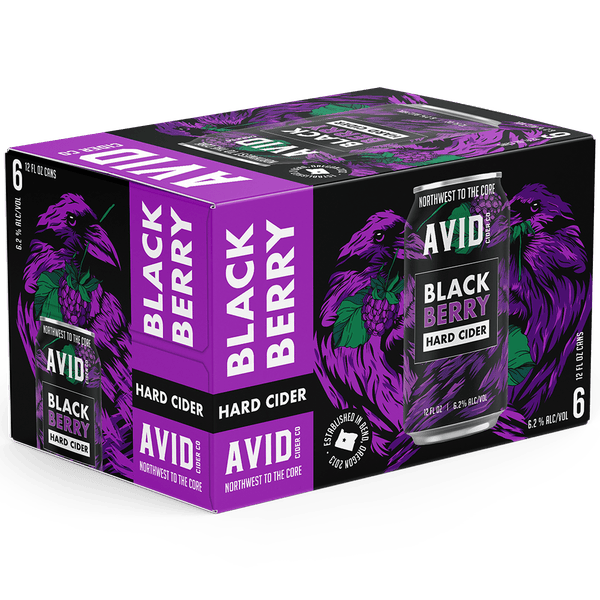 Avid Blackberry Hard Cider 6pk cans