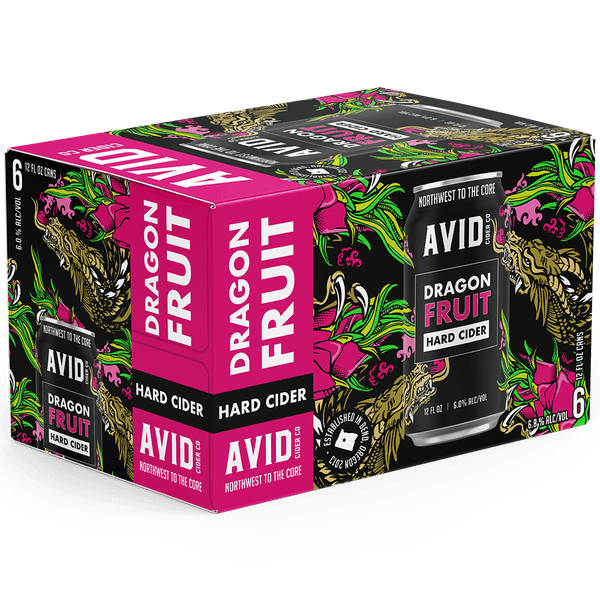 Avid Cider Co. Dragon Fruit 6pk cans