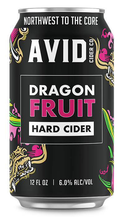 Avid Cider Co. Dragon Fruit 6pk cans single