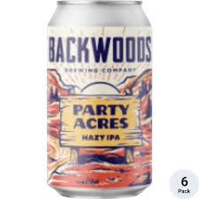 Backwoods Party Acres Hazy IPA 6pk cans single