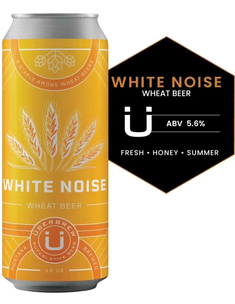 BAM Uberbrew White Noise Wheat Beer 4pk cans single