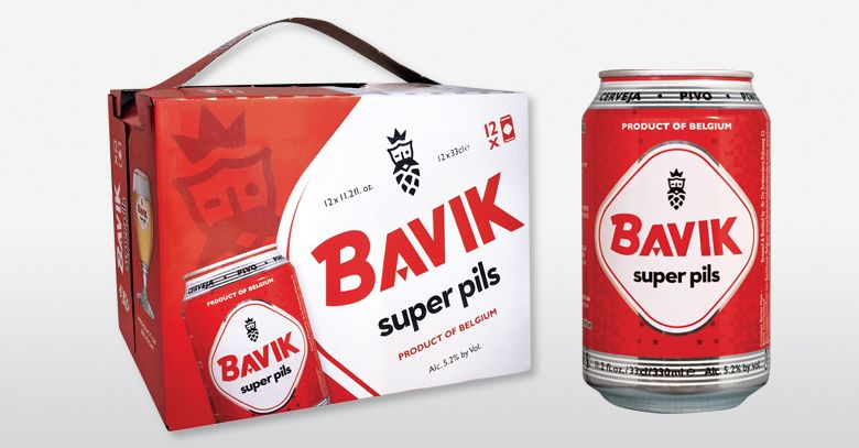 Bavik Super Pilsner 6pk cans