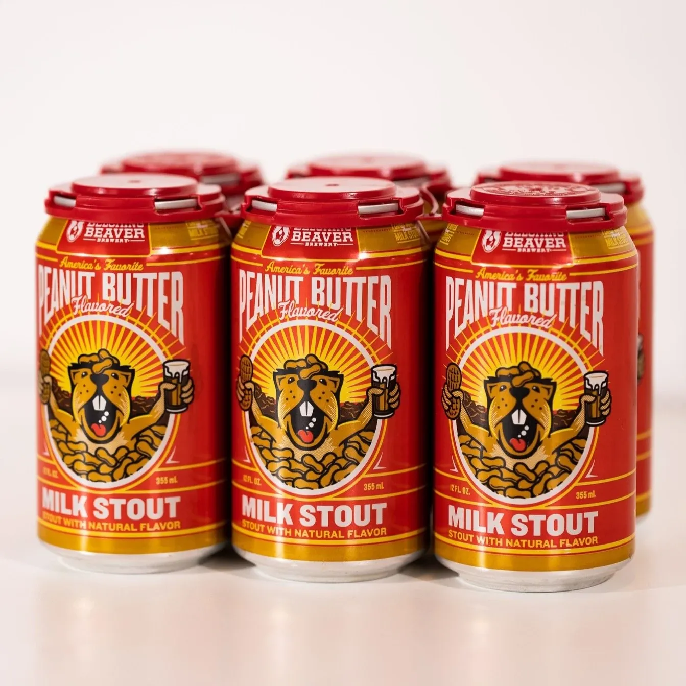 Belching Beaver Peanut Butter Stout 6pk cans