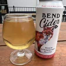 Bend Cider Peach Strawberry 4pk cans single