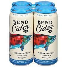 Bend Cider Co. Huckleberry Ginger 4pk 16oz Cans