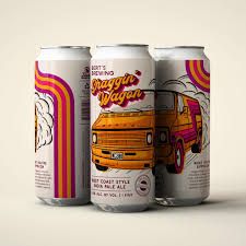 Bert&#39;s Brewing Shaggin&quot; Wagon W. Coast IPA 4pk cans