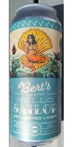 Bert&#39;s Hello Sailor Dry Hopped Lager 4pk cans single