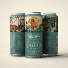 Bert&#39;s Hello Sailor Dry Hopped Lager 4pk cans