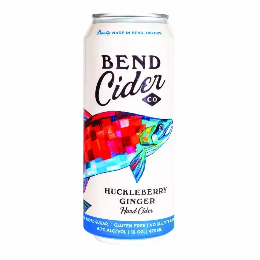 Bend Cider Co. Huckleberry Ginger 4pk 16oz Cans single