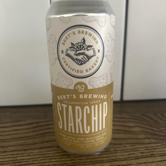 Bert&#39;s Brewing Starchip Golden Pastry Stout 4pk cans single