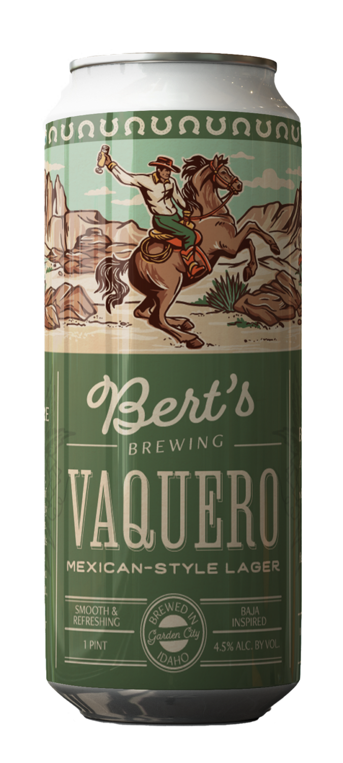Bert&#39;s Vaquero Mexican Style Lager 4pk cans
