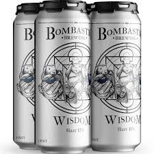 Bombastic Brewing Wisdom Hazy IPA 4pk cans