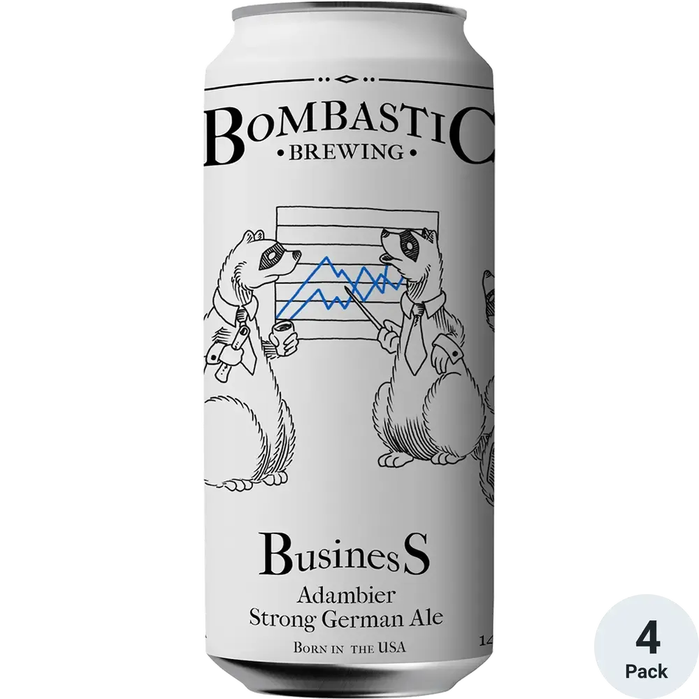 Bombastic Business Adambier Strong German Ale 4pk cans single