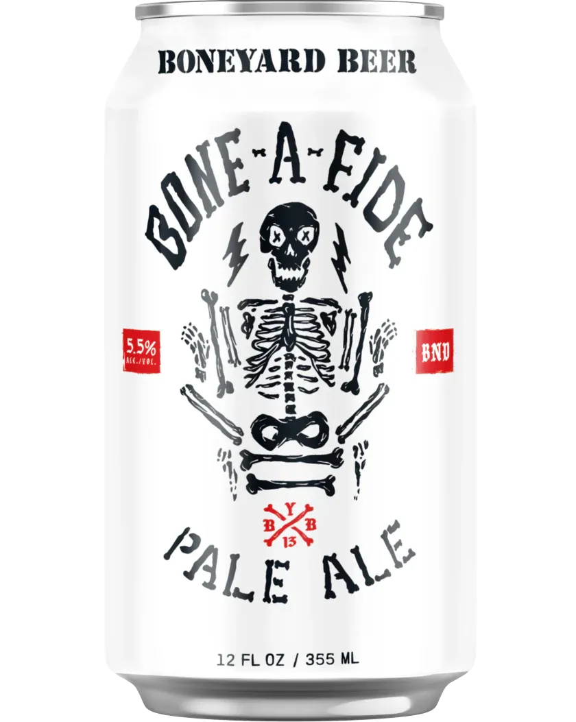 Boneyard Bone-A-Fide Pale Ale 6pk cans single