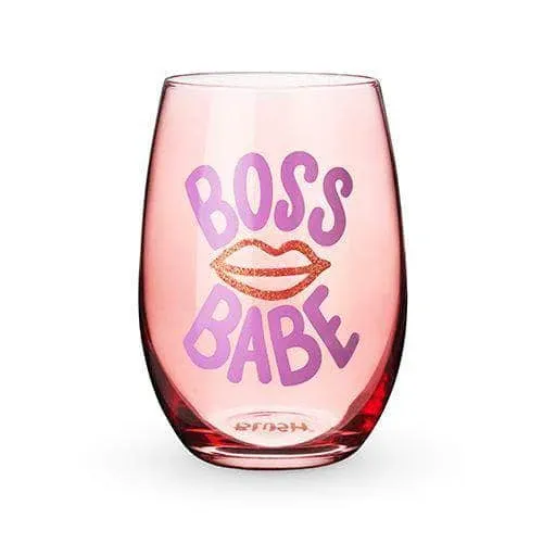 Boss Babe Stemless Wine Glass