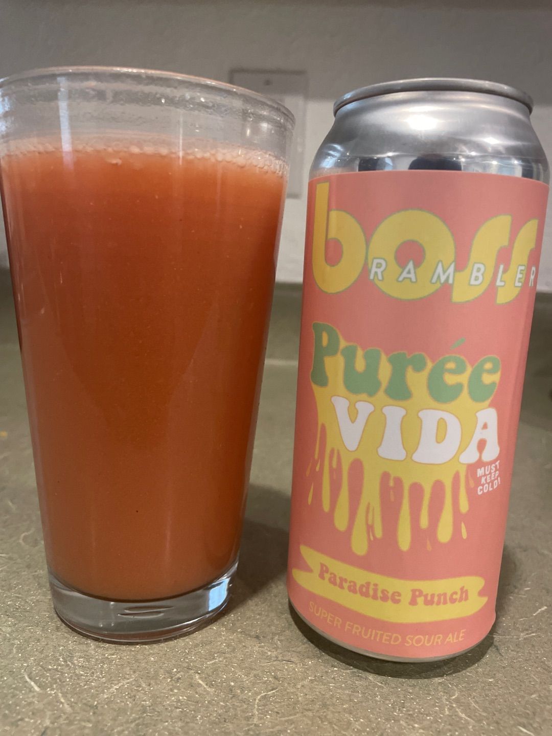 Boss Rambler Puree Vida Paradise Punch Sour Ale 4pk cans single