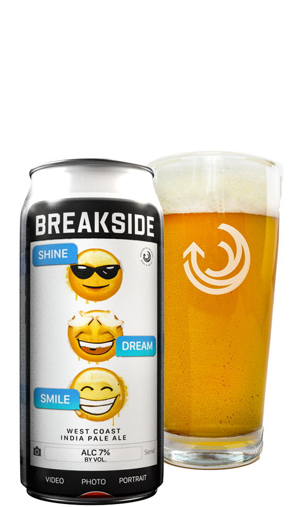 Breakside Shine, Dream, Smile WCoast IPA 4pk cans