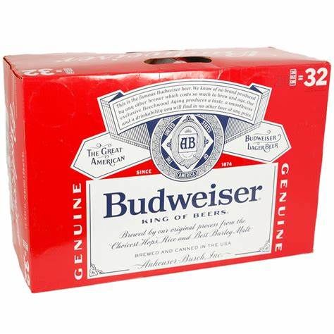 Budweiser 24pk 16oz cans