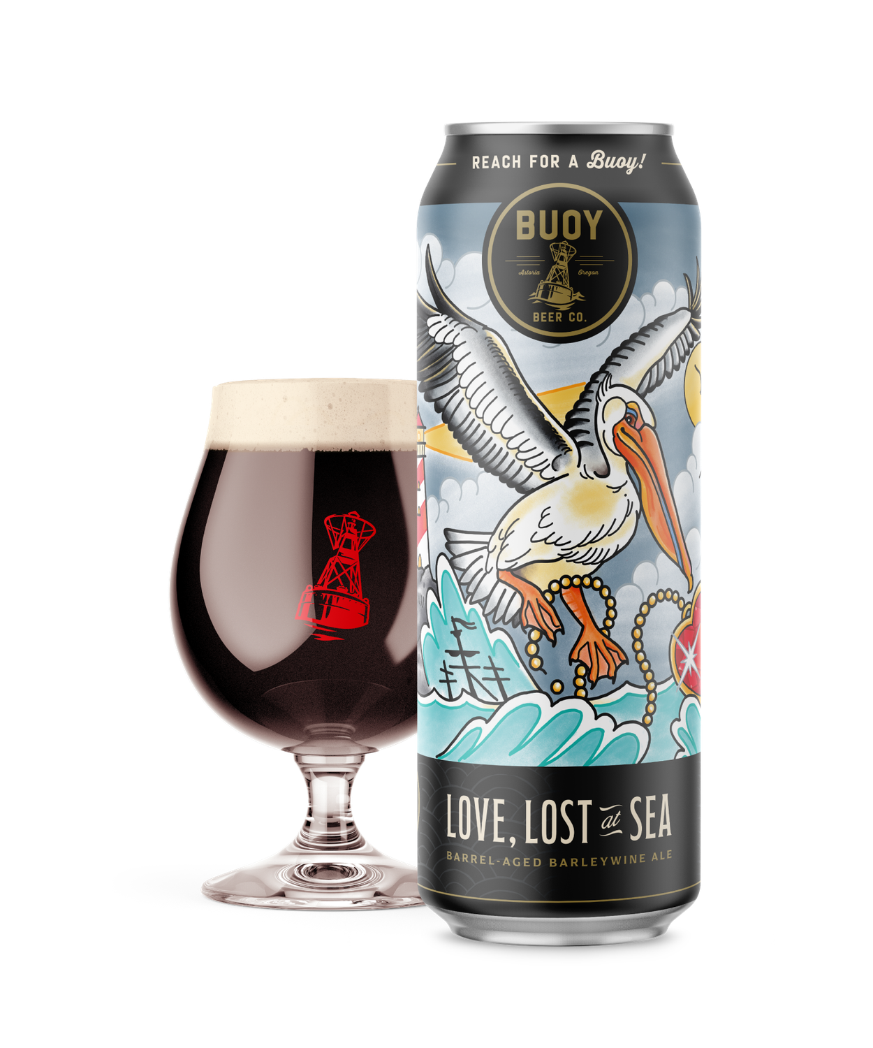 Buoy Beer Co. Love Lost At Sea BA Barleywine  19.2oz 2025