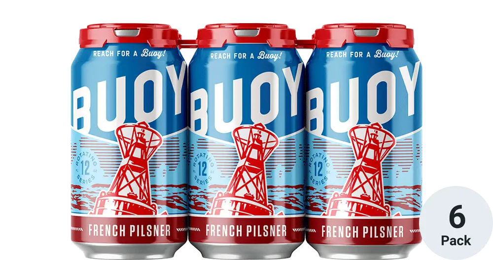 Buoy Brewing French Pilsner 6pk cans
