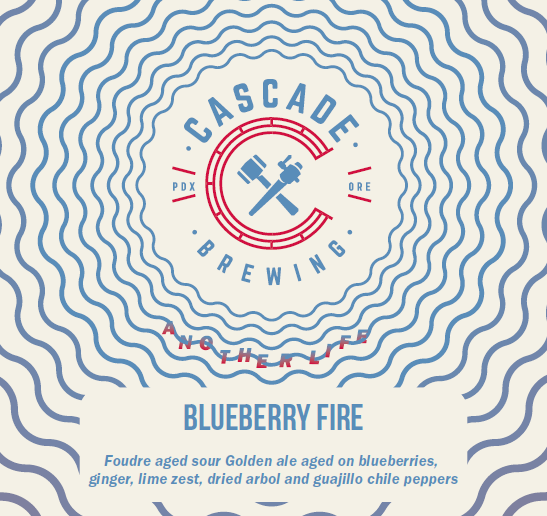 Cascade Brewing Blueberry Fire 4pk cans
