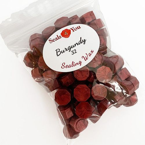 Burgundy Wax Beads