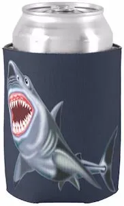 &quot;CAN&quot;imal Shark can coozie