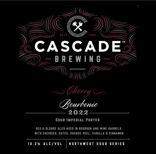 Cascade Brewing Cherry Bourbonic Sour Porter 2022 500ml