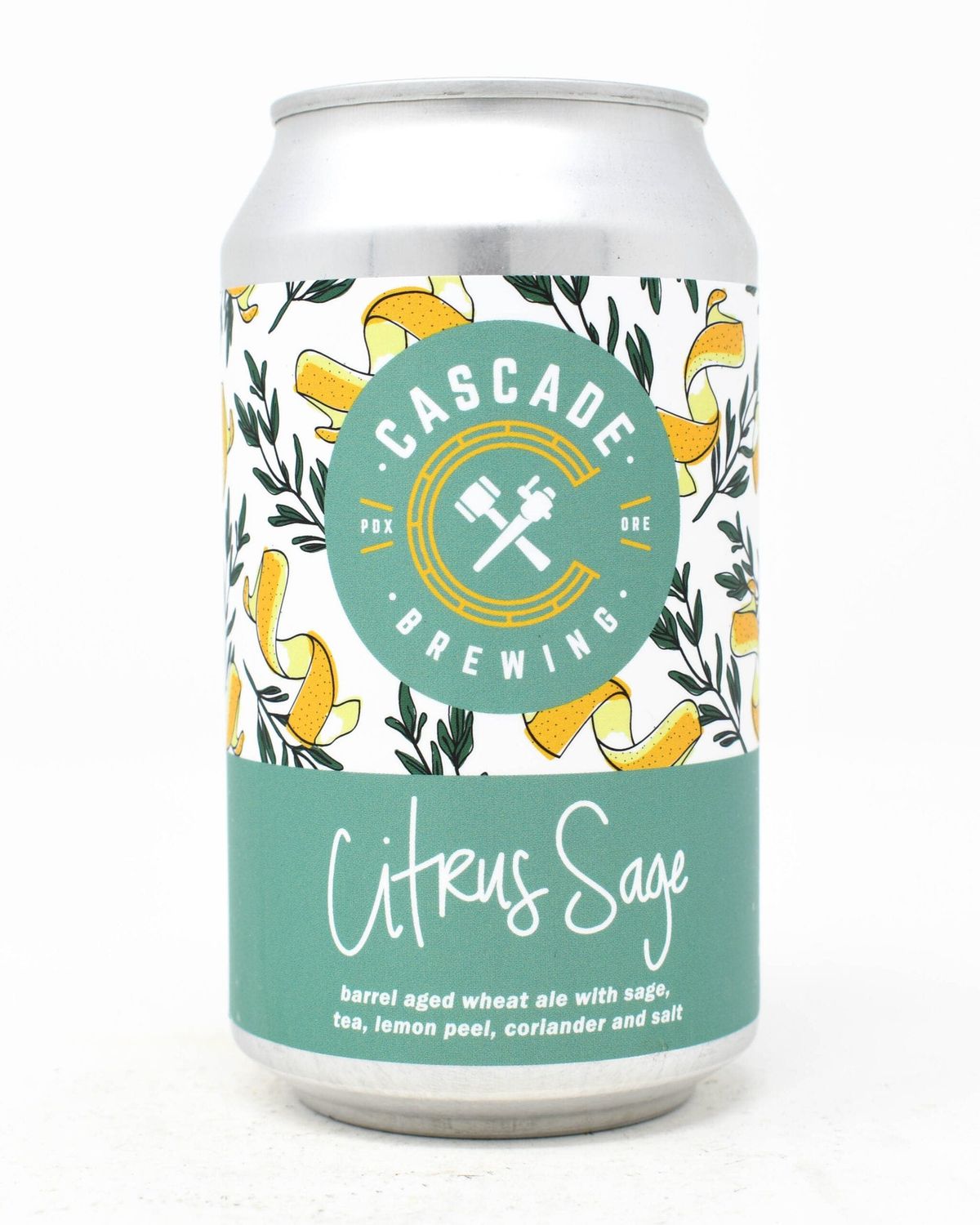 Cascade Brewing Citrus Sage BA Sour Gose single