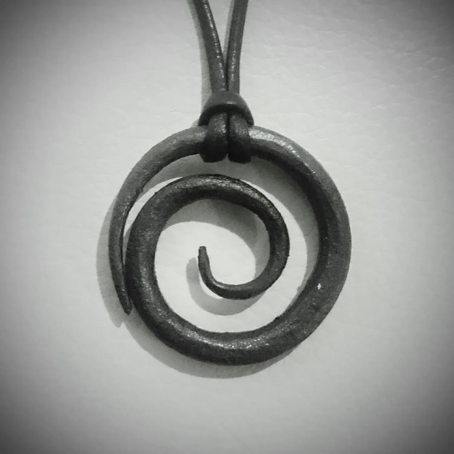 Celtic Forged Iron Necklace