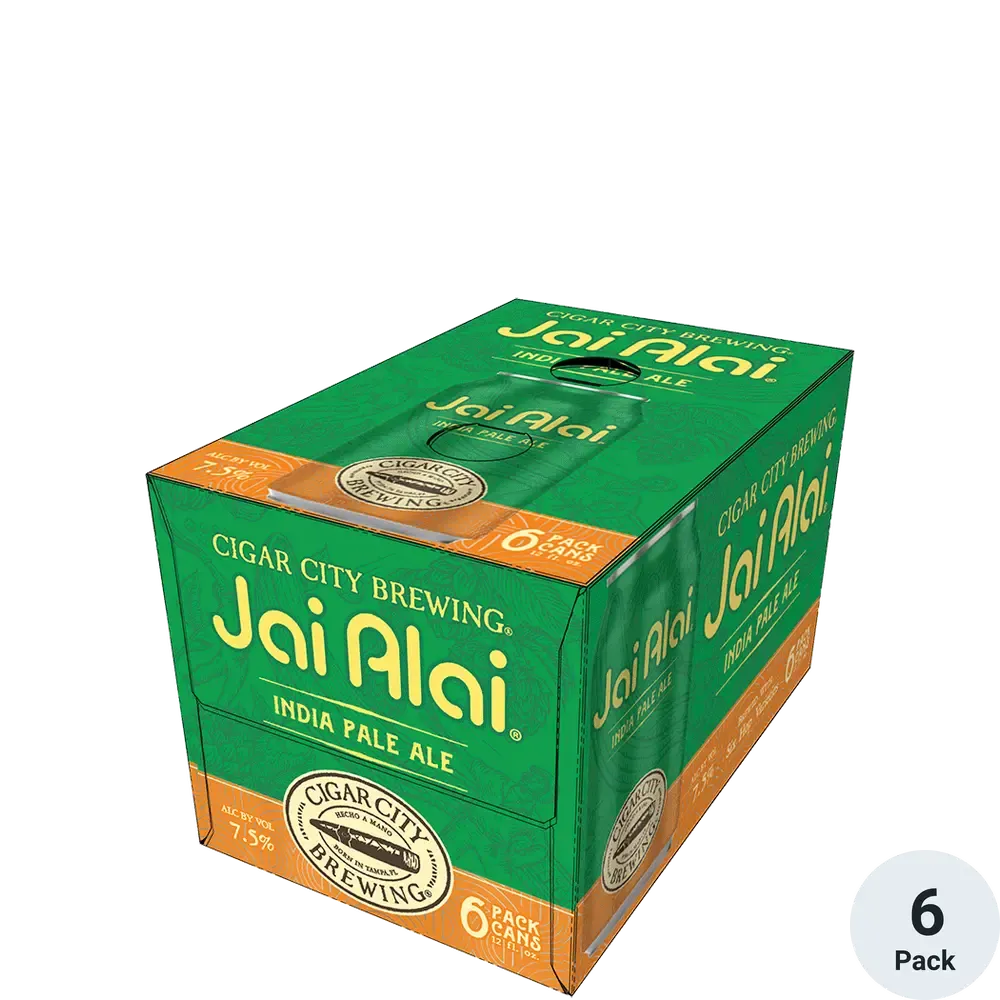 Cigar City Jai Alai IPA 6pk cans