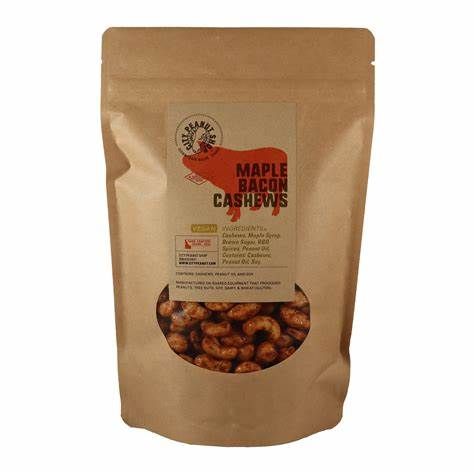 City Peanut Shop Maple Bacon Cashews .25lb