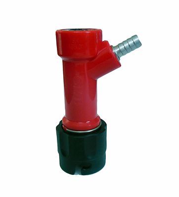 Corny Keg Liquid Coupler, Pin, threaded (red&amp;black)