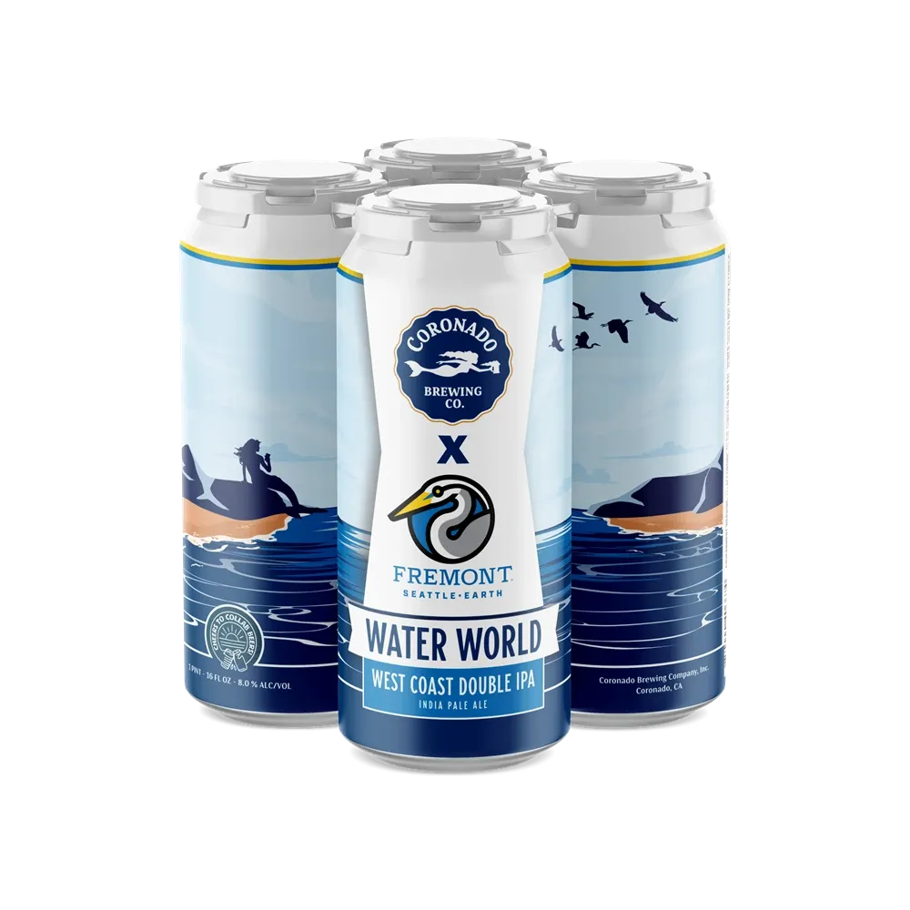 Coronado/Fremont Water World W. Coast DIPA 4pk cans