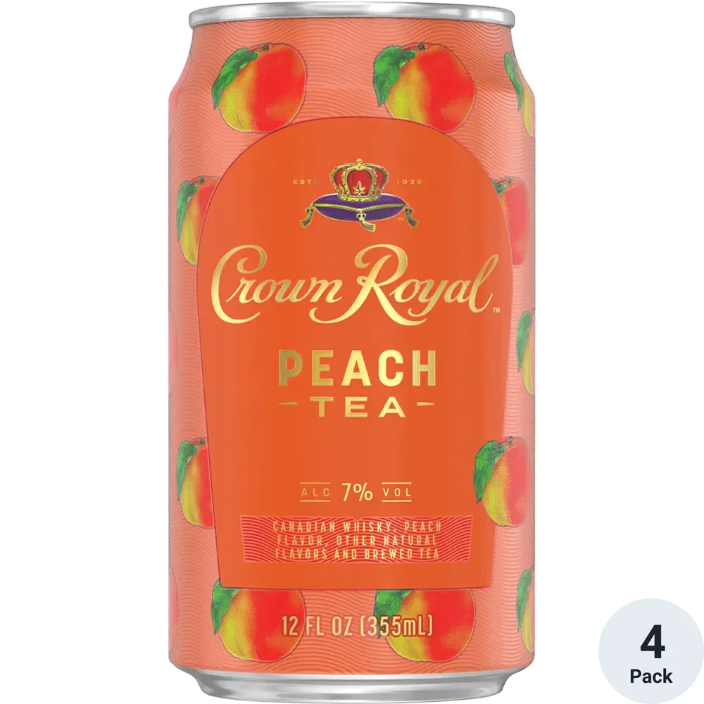 Crown Royal Peach Tea 4pk single