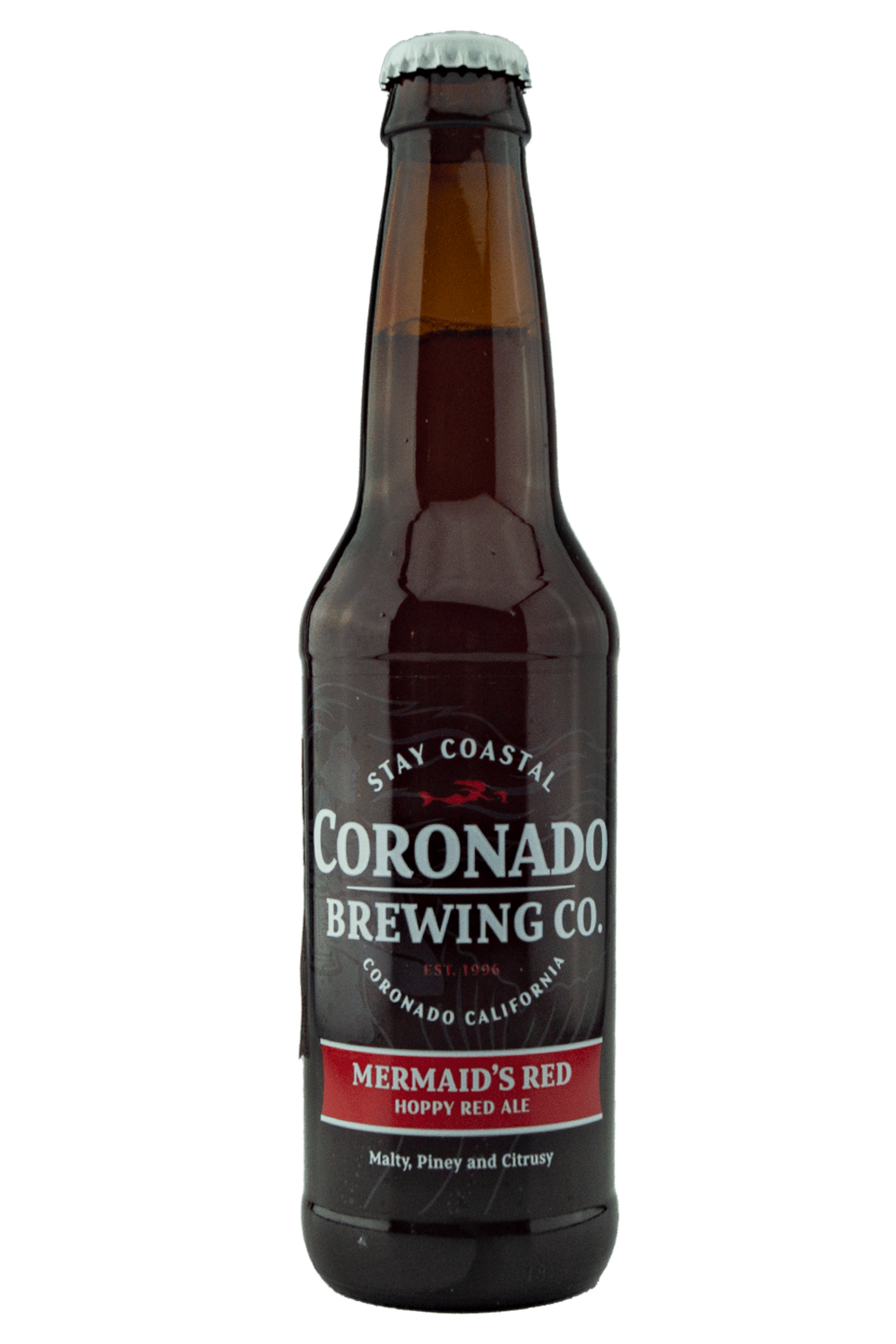 Coronado Mermaid&#39;s Red Ale California Amber 4pk cans single