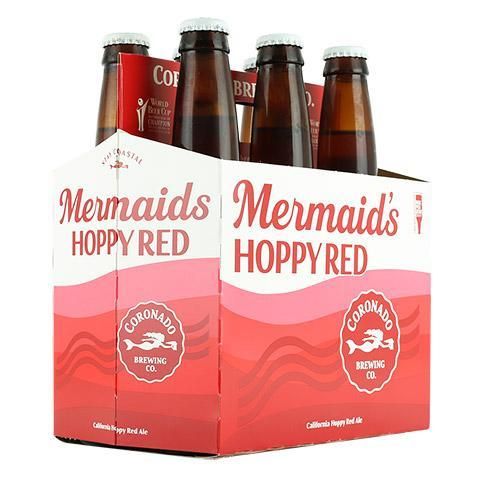 Coronado Mermaid&#39;s Red Ale California Amber 4pk cans