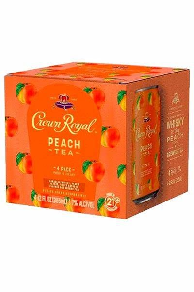 Crown Royal Peach Tea 4pk