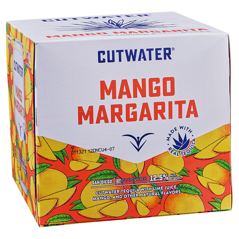 Cutwater Spicy Mango Margarita 4pk cans