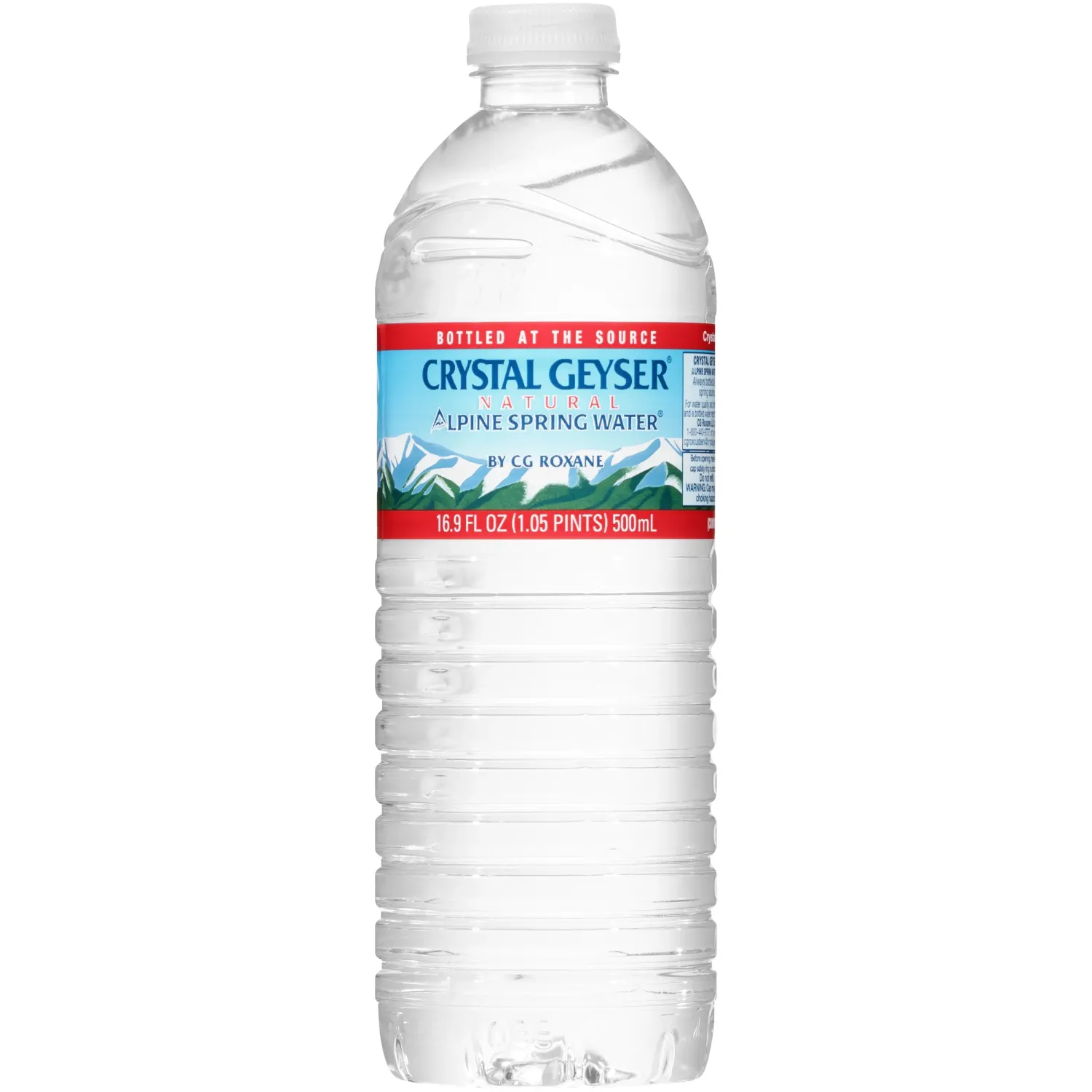 Crystal Geyser Spring water bottle