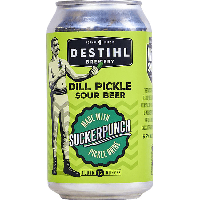 Destihl Suckerpunch Dill Pickle Sour Beer 4pk cans single