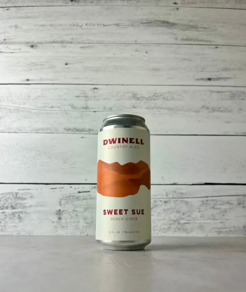 Dwinnell Sweet Sue Peach Cider 4pk single