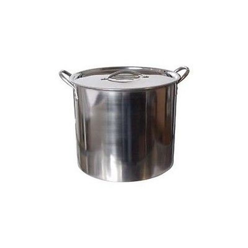 Eco-pot 20 qt. (5 gall.) stainless steel brewing pot w/ lid