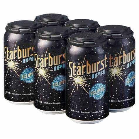 Ecliptic Brewing Starburst IPA 6pk cans