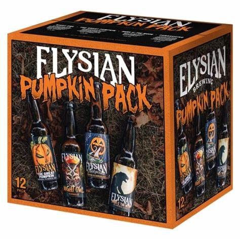 Elysian Pumpkin Pack variety 12pk bottles (NO SINGLES)