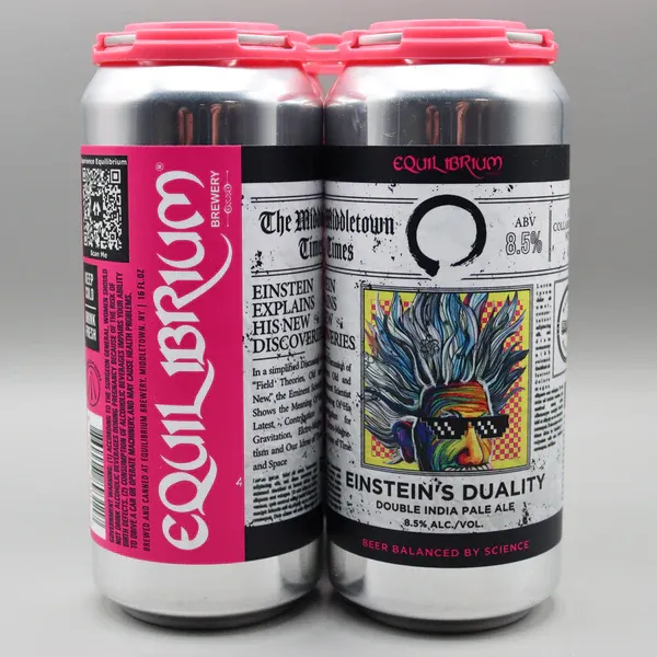 Equilibruim Einstein's Duality DBL IPA 4pk cans