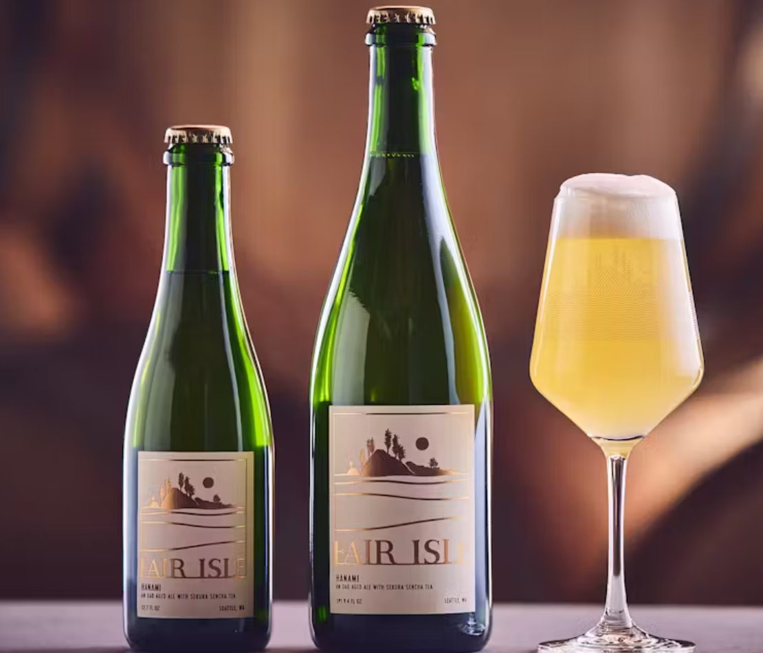 Fair Isle Hanami Oak Aged Ale. 375ml